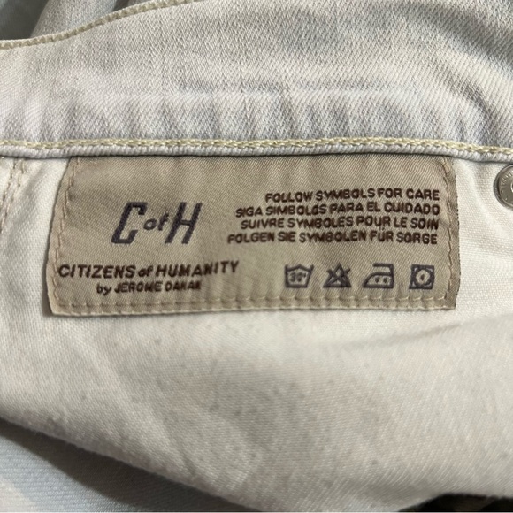 Citizens of Humanity Rocket High Rise Skinny Jeans Raw Hem size 31 - Picture 11 of 13
